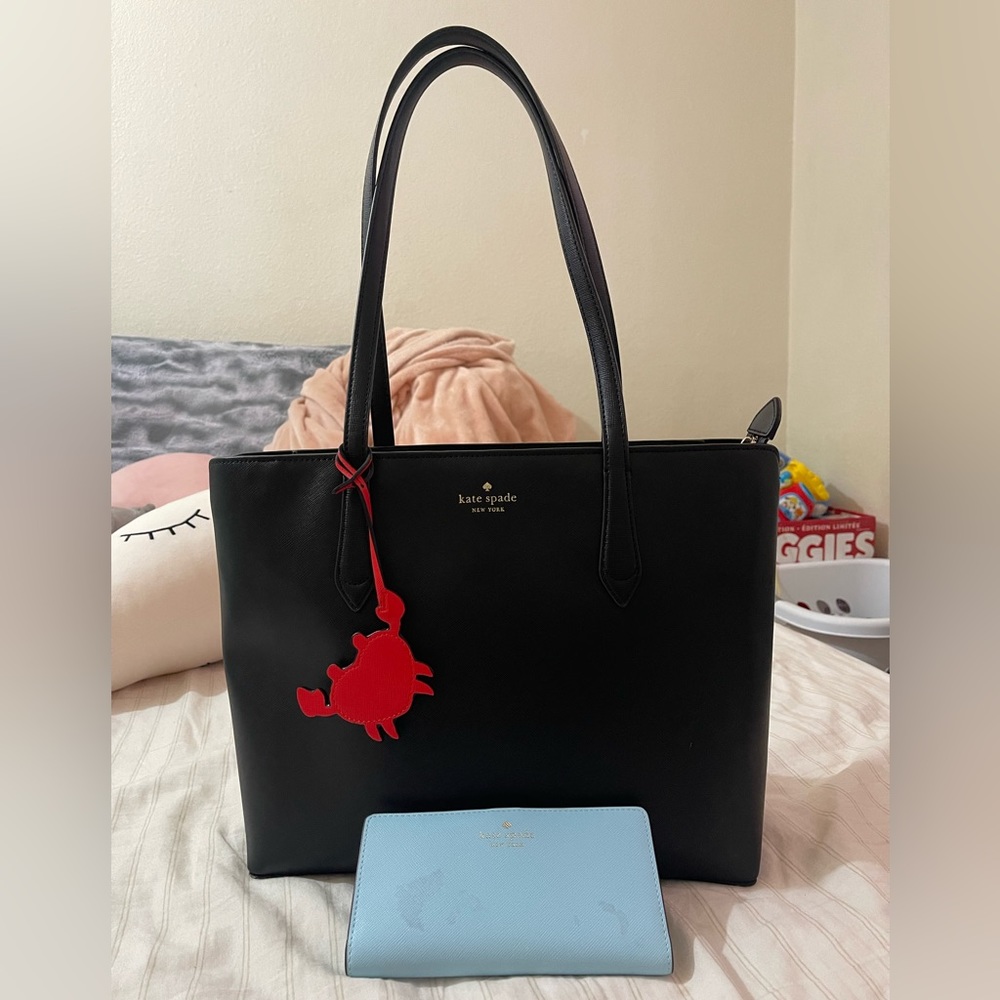 Kate spade tote set with wallet